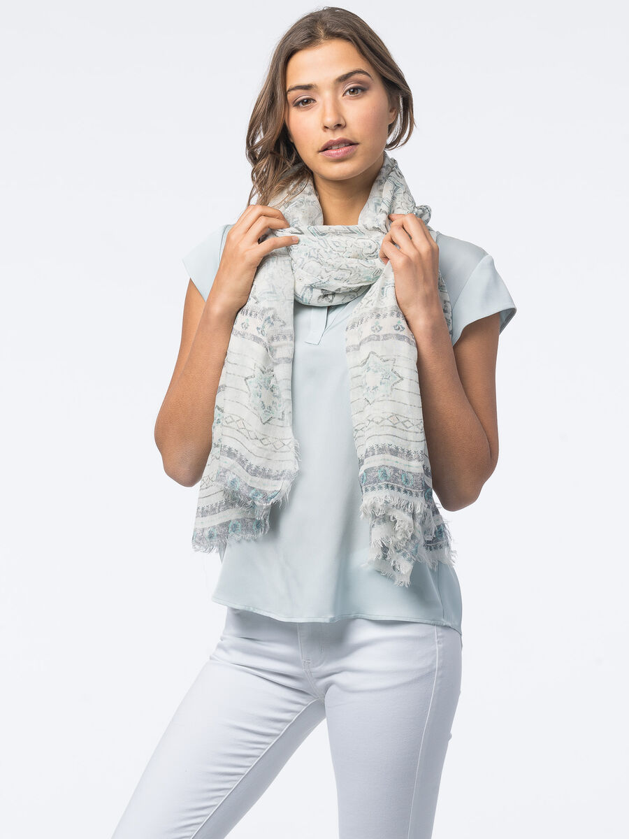 Short-sleeved silk top with pocket image number 107