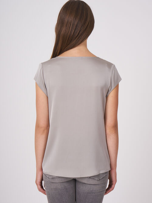 Top with chest pocket