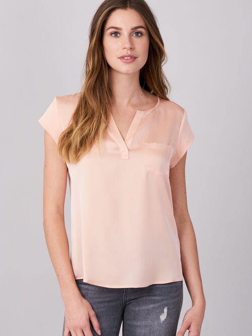 Top with chest pocket