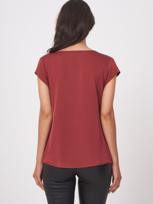 Top with chest pocket