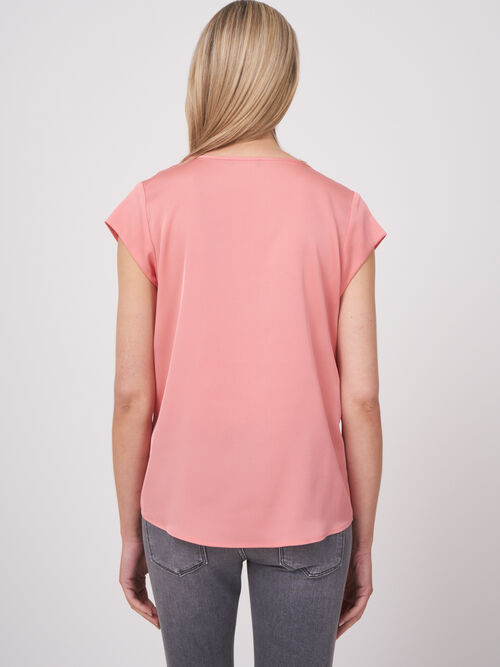 Top with chest pocket