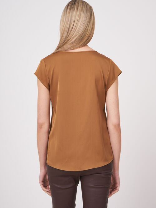 Blusentop mit Brusttasche