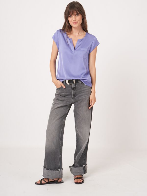 Blusentop mit Brusttasche image number 1