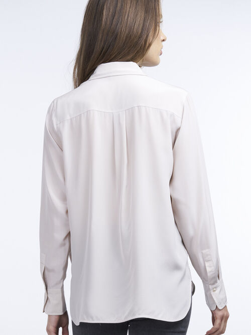 Silk shirt blouse