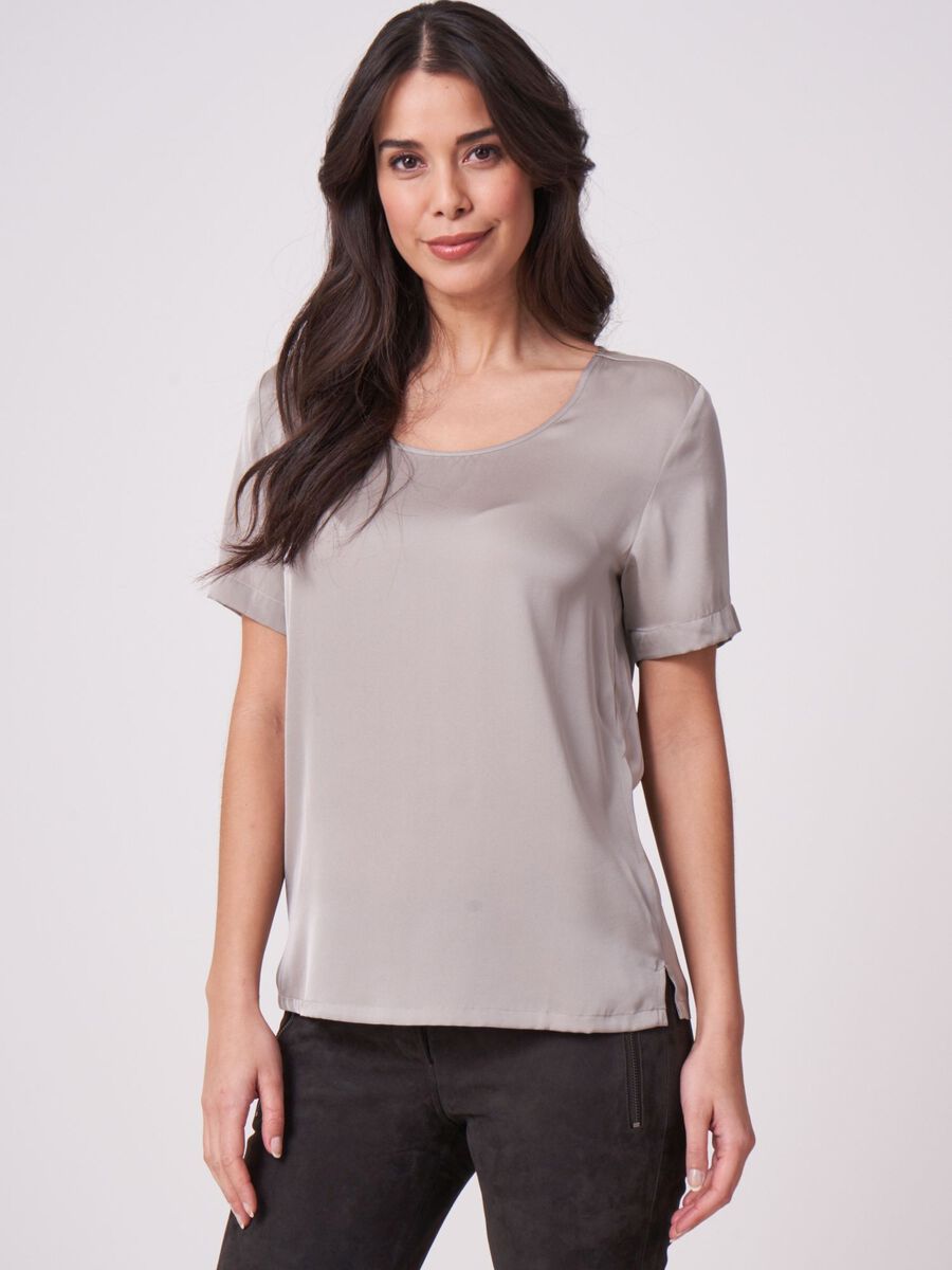Silk T-shirt image number 0