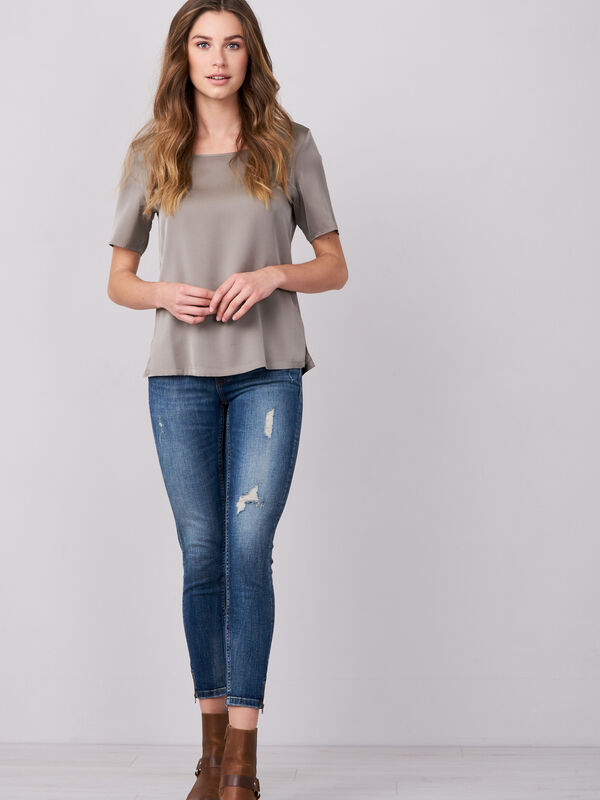 Silk T-shirt image number 3