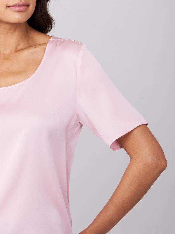 Silk T-shirt image number 2