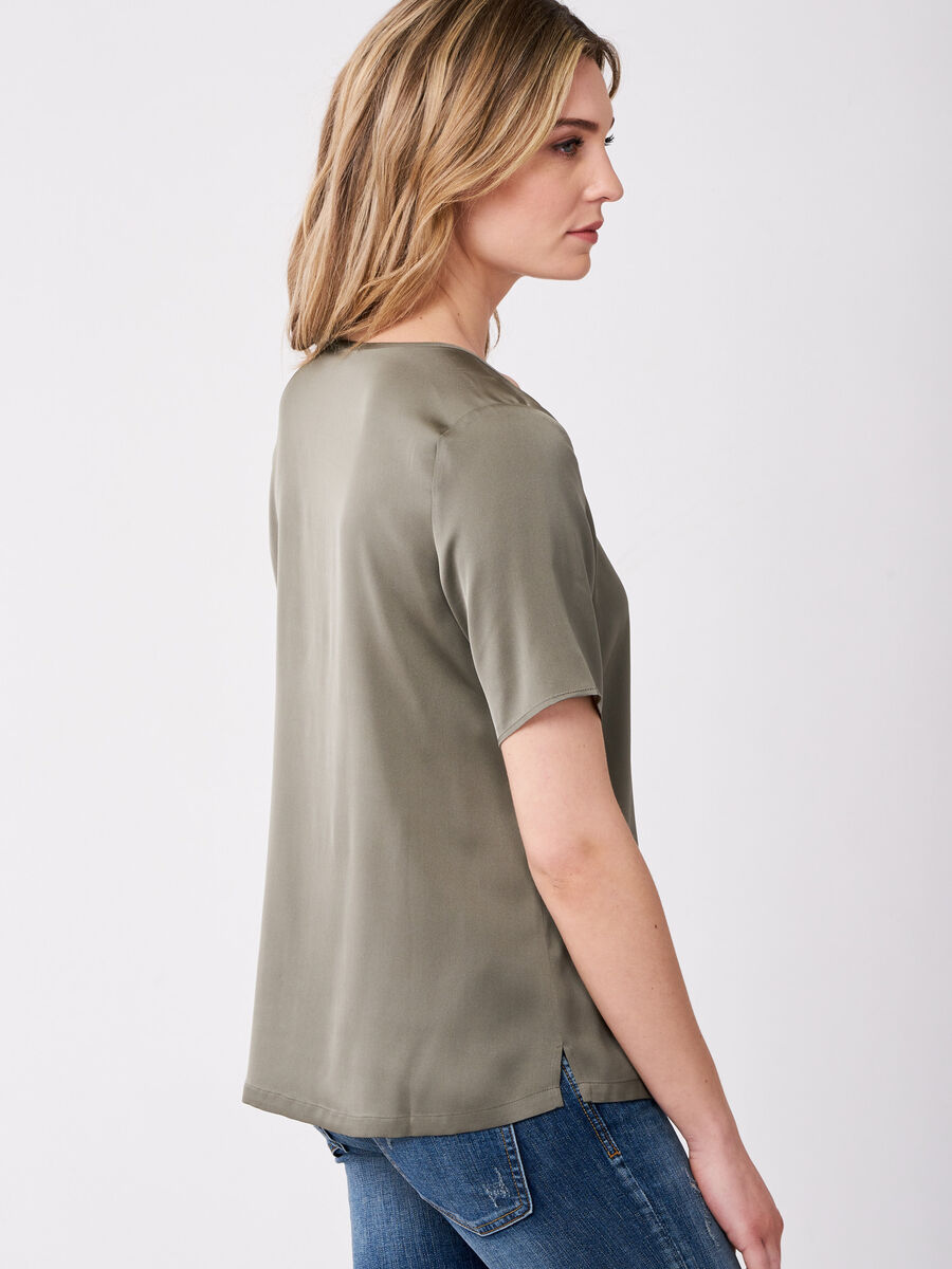 Silk T-shirt image number 1