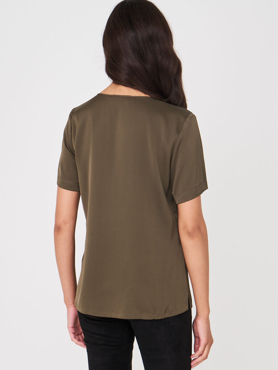 Silk T-shirt image number 1