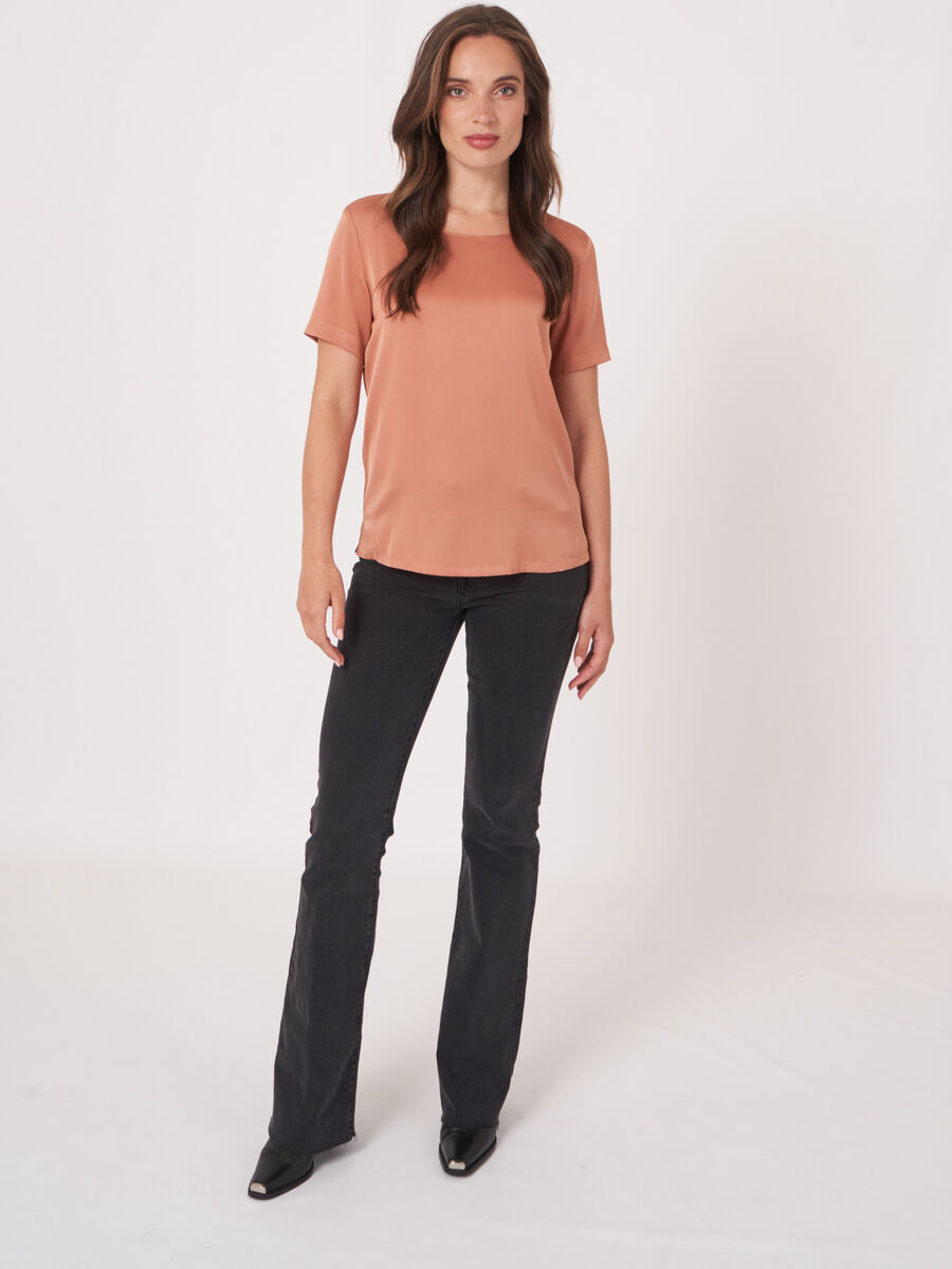 Silk T-shirt image number 4