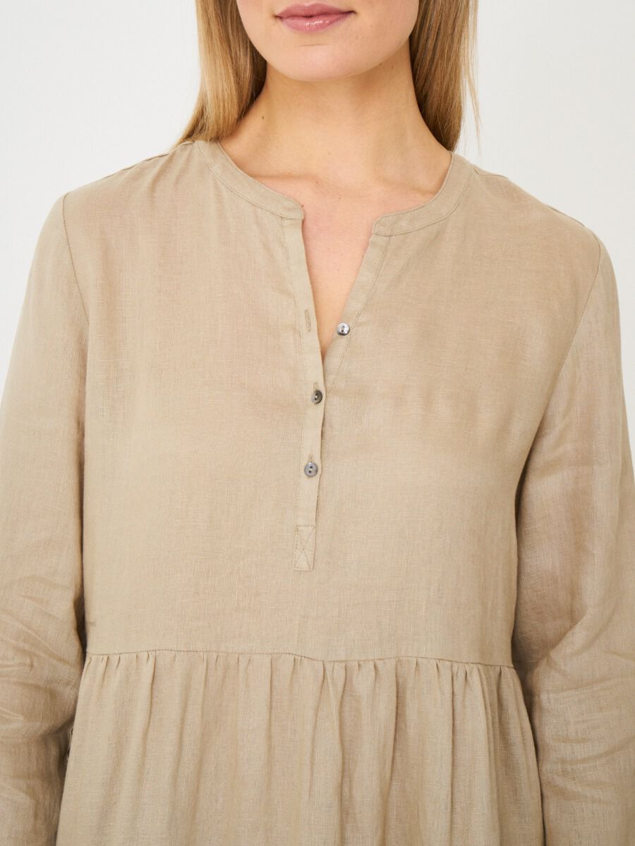 Stufenkleid aus Leinen image number 2