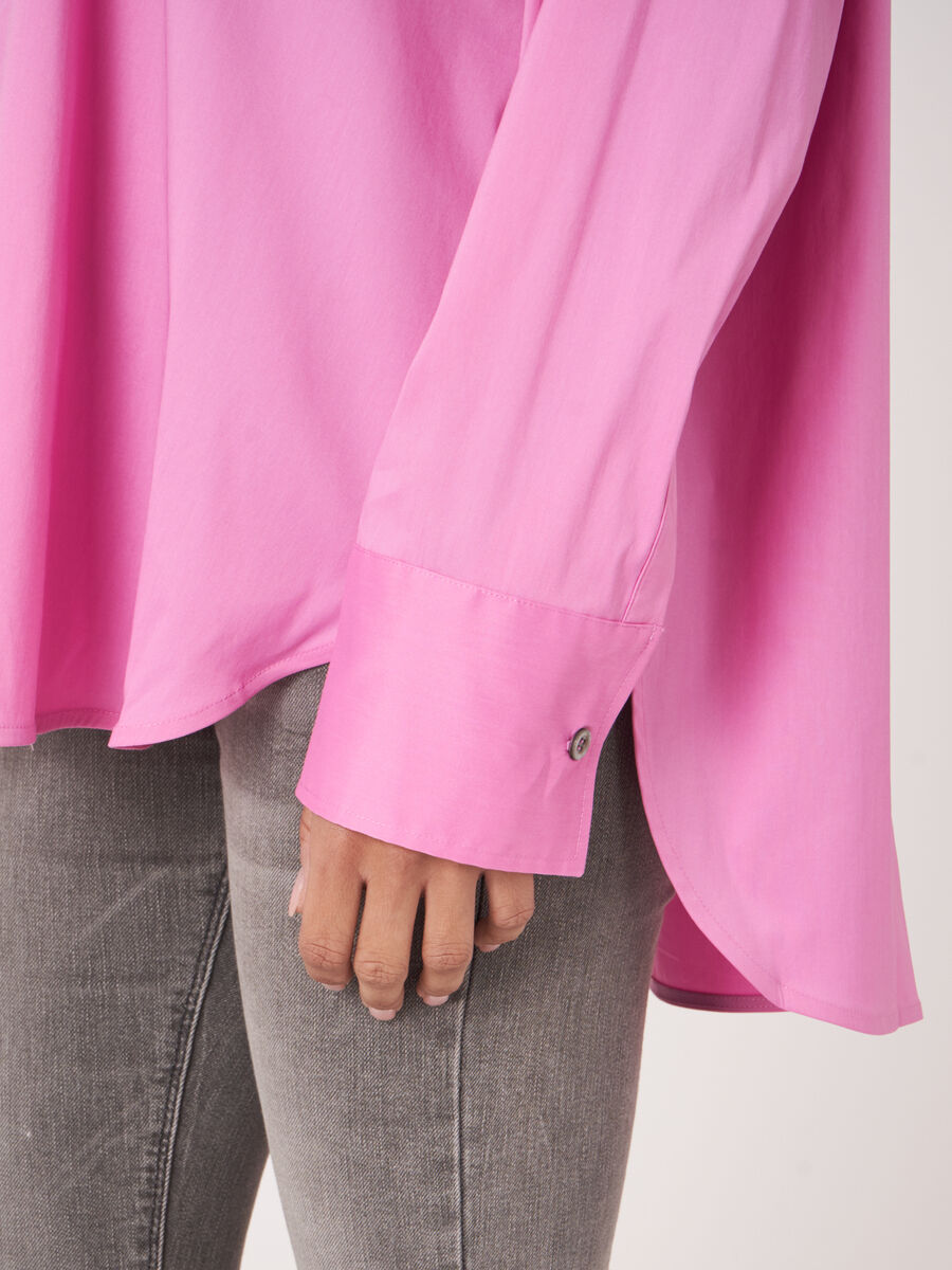 Popeline overhemd met borstzakken image number 4