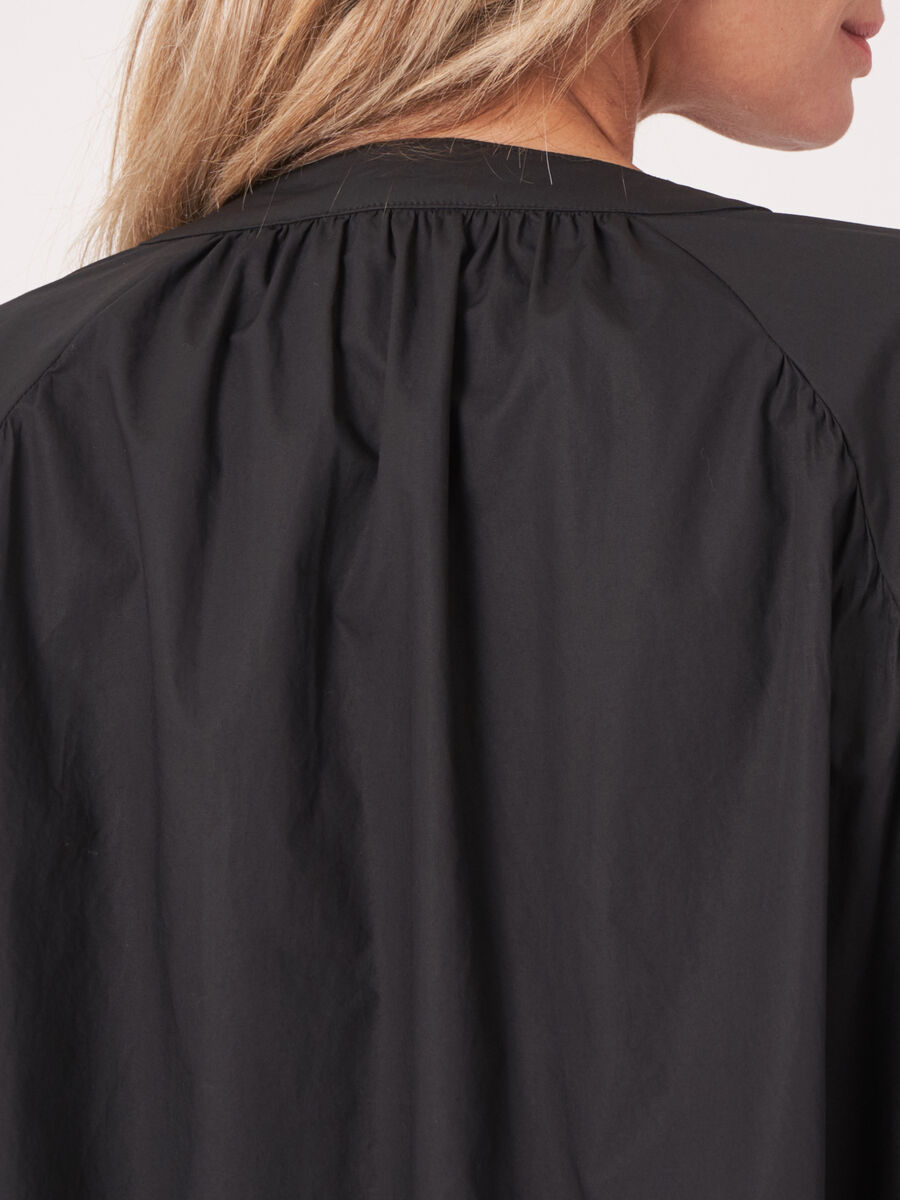 Pure cotton ruffle blouse  image number 2