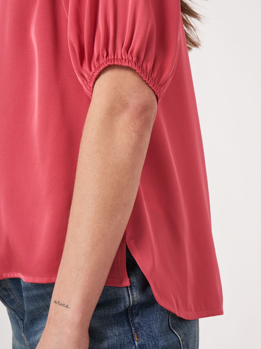 Chemisier ample avec manches à poignets élastiques image number 2