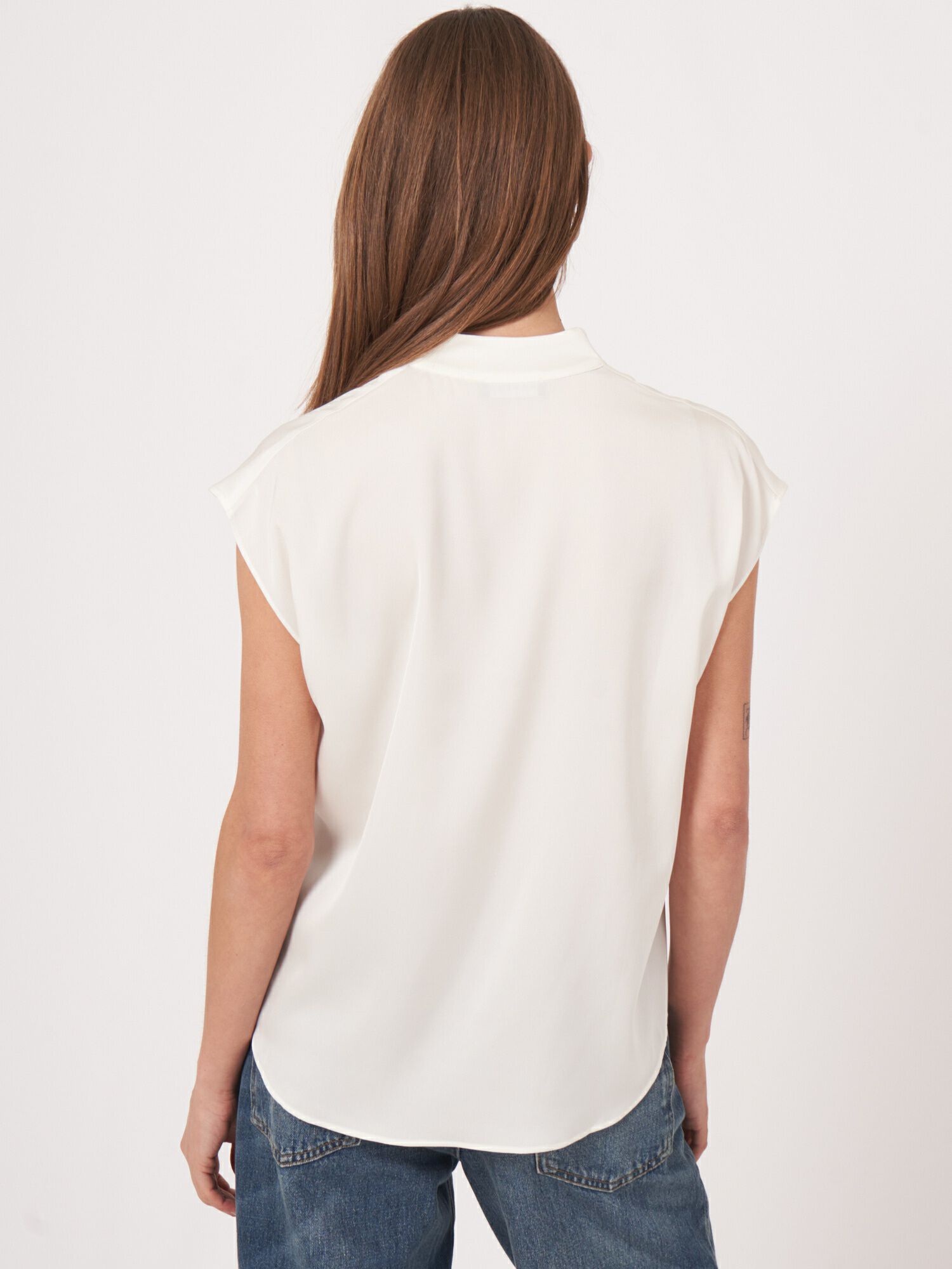 【NOICE】 M SILK BLEND STRIPED SLEEVELESS TOP / 追跡付 NOICE(ノイス) レディース - 海外通販のBUYMA