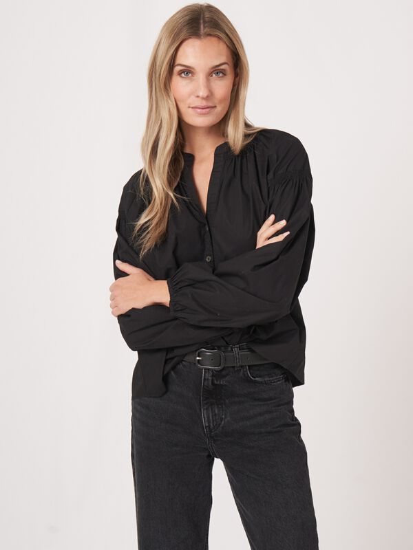 Blouse with gathered details image number 0