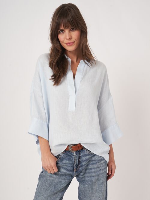 Vintage Polo Linen Blouse
