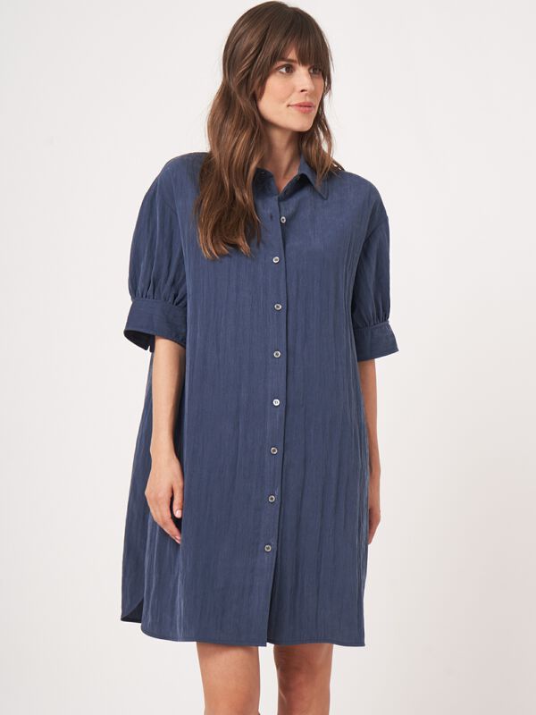 Hemdjurk met korte pofmouwen image number 2