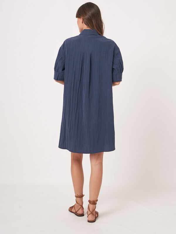 Hemdjurk met korte pofmouwen image number 4