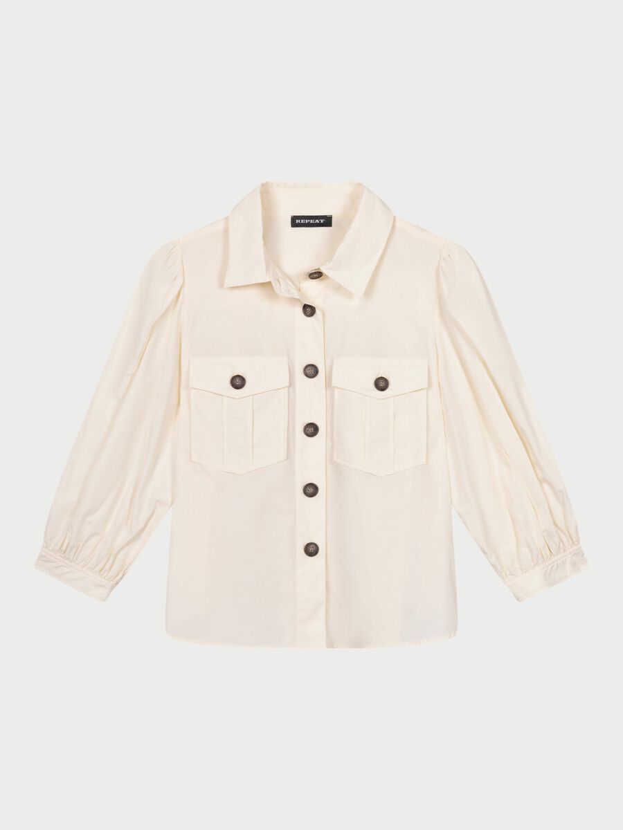 Cotton blouse jacket image number 0