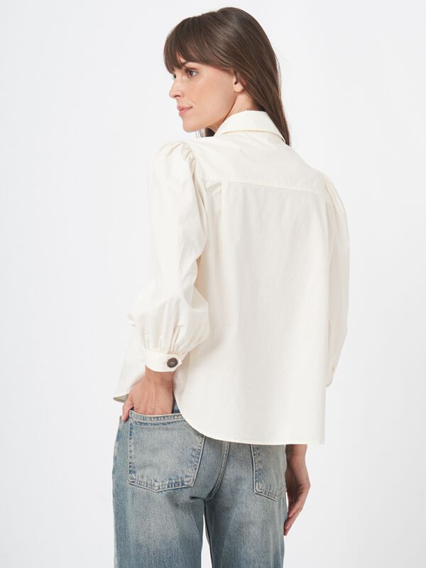 Katoenen blouse jasje image number 4