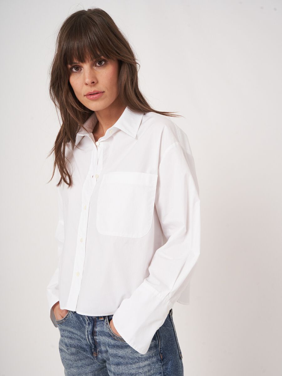 Chemise ample à rayures en coton image number 0