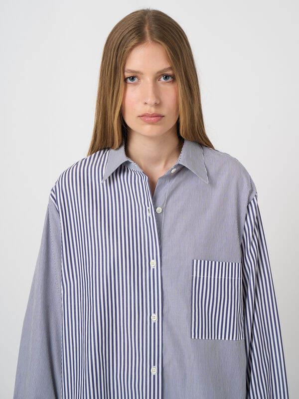 Mixed striped blouse image number 1