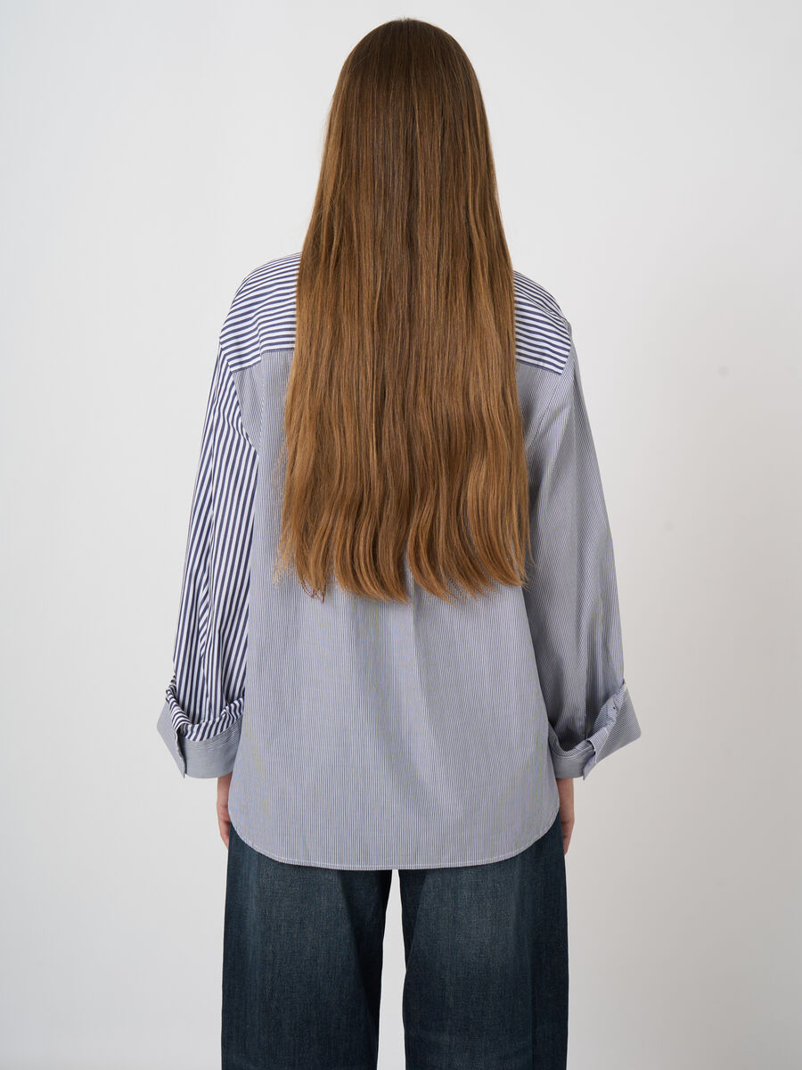 Mixed striped blouse image number 2