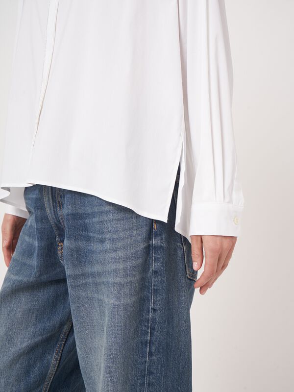 Chemise a-line femme — col classique & fentes côtés image number 5