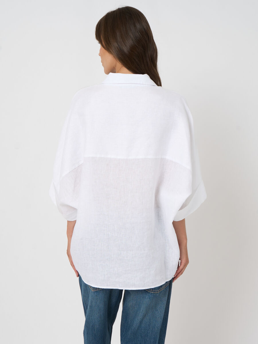 Women&rsquo;s linen blouse with embroidery | repeat image number 6