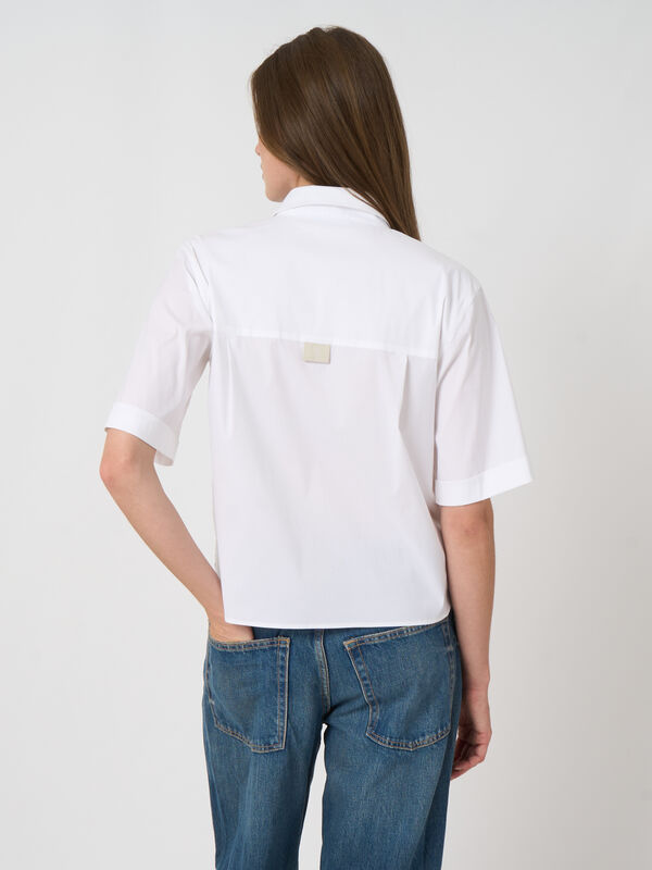 Women&rsquo;s stretch poplin blouse | repeat image number 3