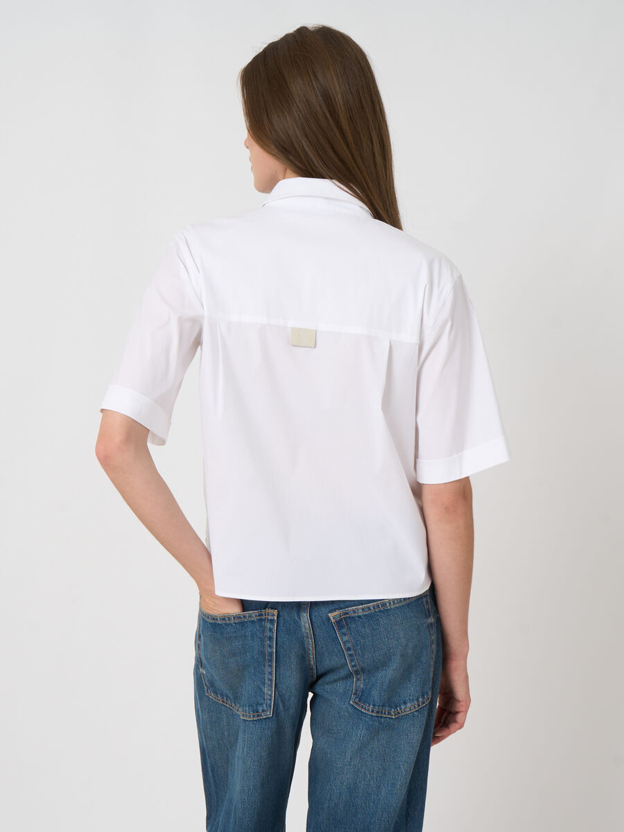Women&rsquo;s stretch poplin blouse | repeat image number 3