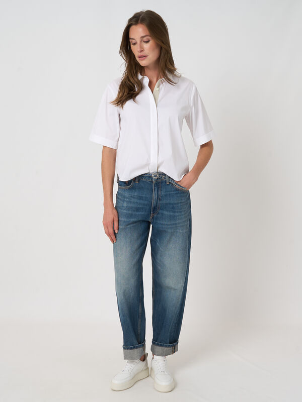 Women&rsquo;s stretch poplin blouse | repeat image number 7