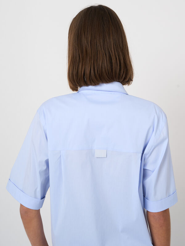 Women&rsquo;s stretch poplin blouse | repeat image number 1