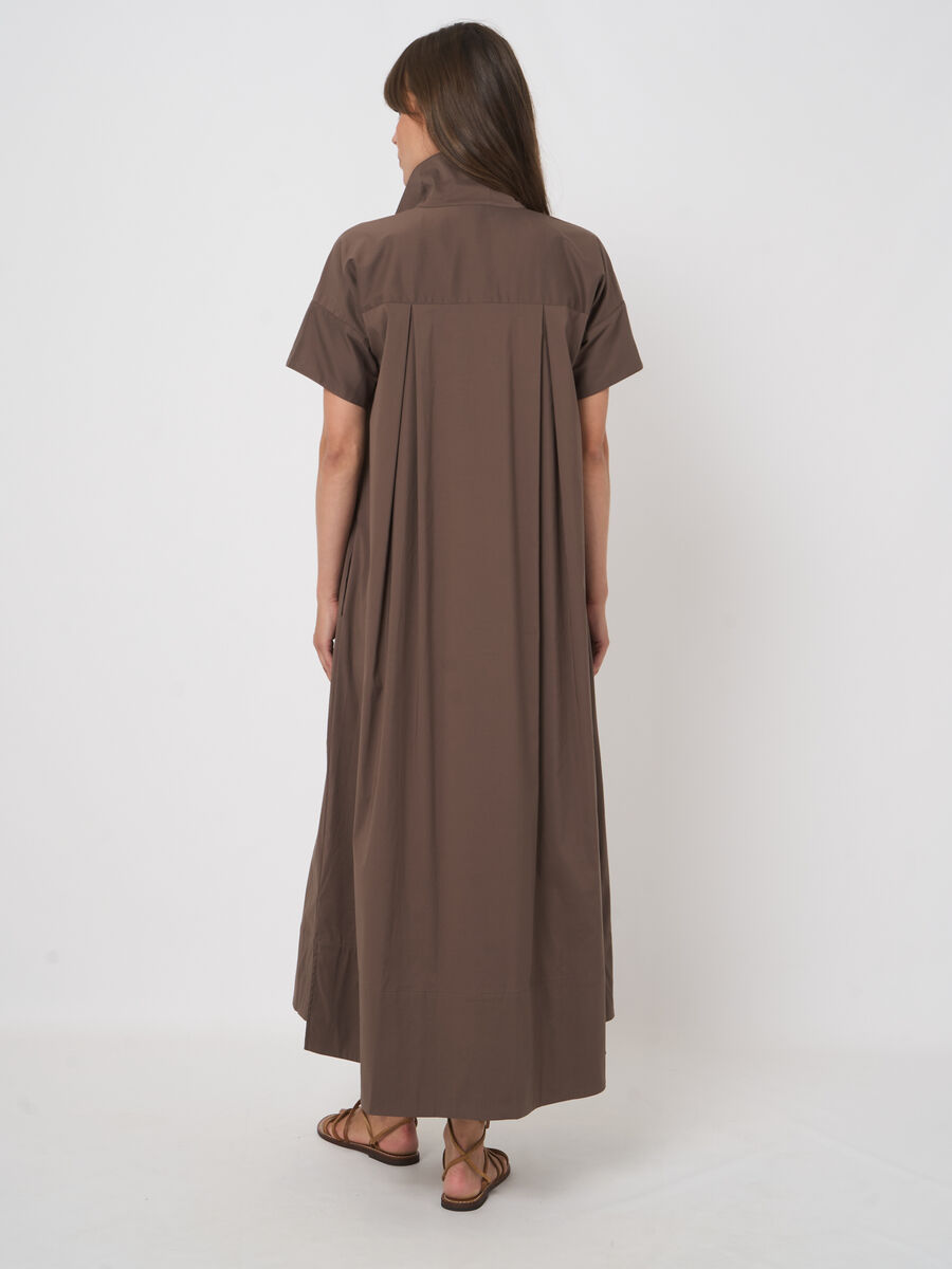 Women&rsquo;s stretch poplin a-line dress | repeat image number 3