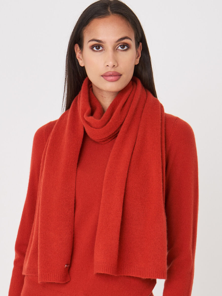 Basic cashmere sjaal image number 0