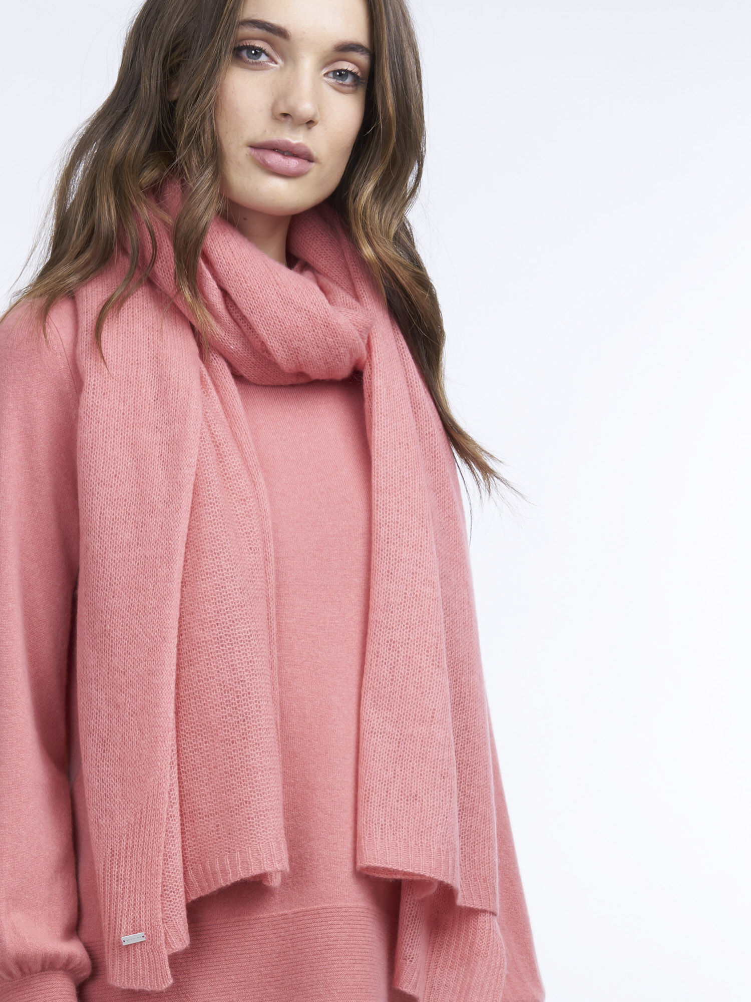 Oversized sjaal van cashmere