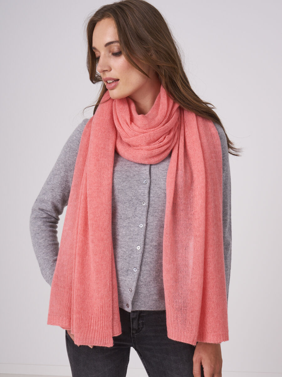 Oversized cashmere scarf image number 0