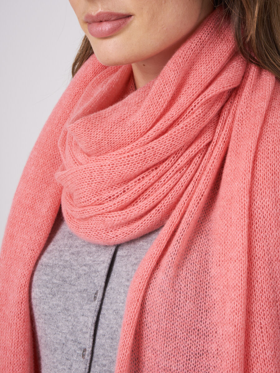 Oversized cashmere scarf image number 1