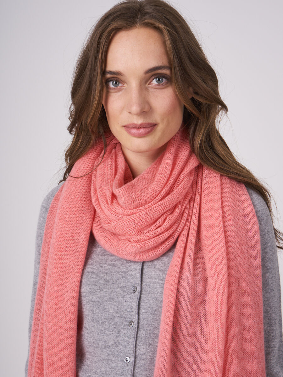 Oversized cashmere scarf image number 2