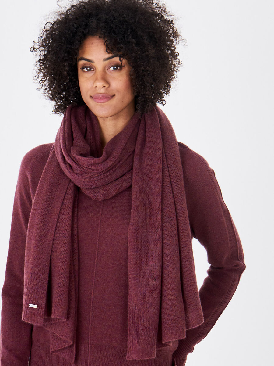 Oversized cashmere scarf image number 0