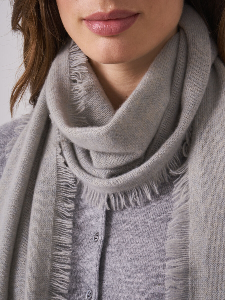 Kaschmirschal mit Fransen image number 1