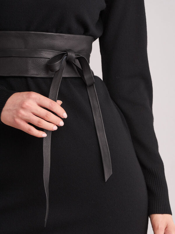 Ceinture obi en cuir image number 2