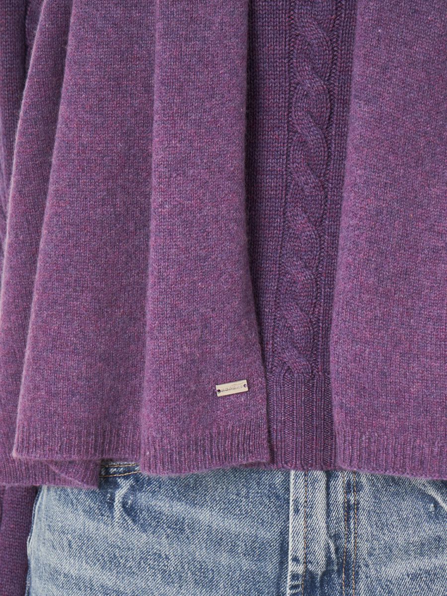 Fine knit organic cashmere scarf image number 112