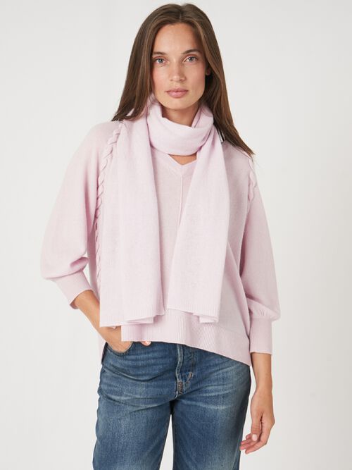 &Eacute;charpe classique en cachemire biologique