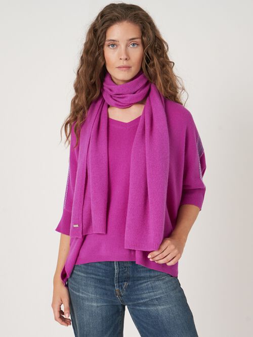 Basic Feinstrick-Schal aus Bio-Kaschmir