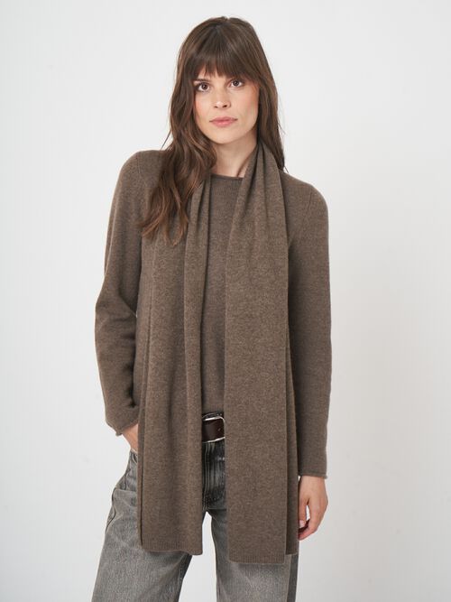 Fijngebreide sjaal van biologisch kasjmier