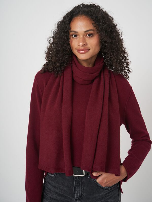 Écharpe femme en cachemire — maille fine & style repeat image number 1