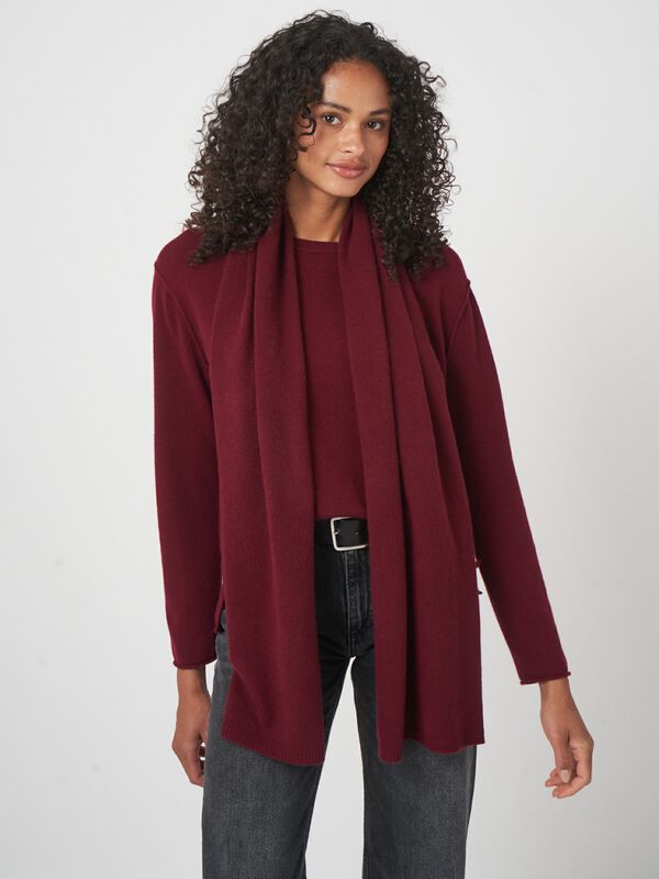 Écharpe femme en cachemire — maille fine & style repeat image number 2