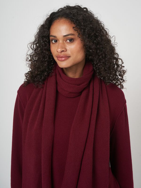 Écharpe femme en cachemire — maille fine & style repeat image number 3